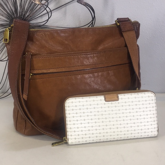 Fossil Leather Corey Crossbody Bag Emma 